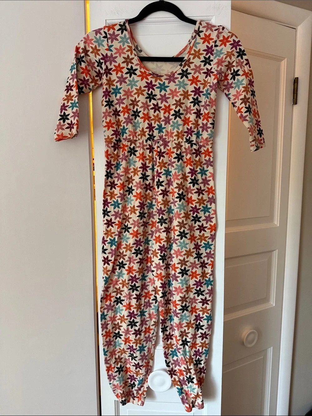 Alice Ames Floral Jumpsuit Romper Size 10 Retro Boho Loungewear